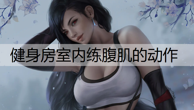 健身房室内练腹肌的动作